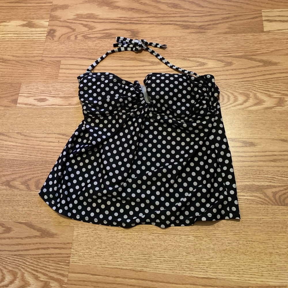 Polka Dot Swim Top